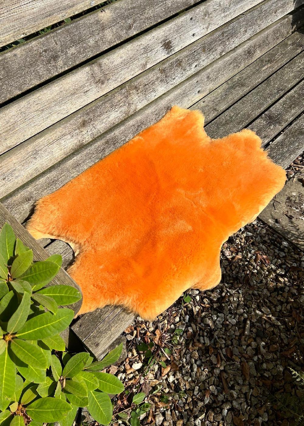 Lambland Short Wool Merino Sheepskin Motorcycle Seat Pad