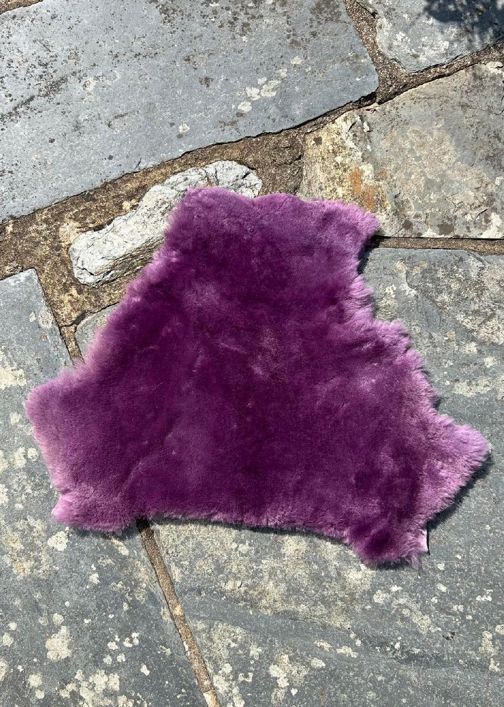 Lambland Short Wool Merino Sheepskin Motorcycle Seat Pad