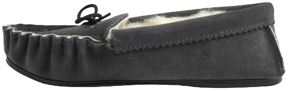 Lambland Slate – British Suede & Wool Moccasins – Limited Edition