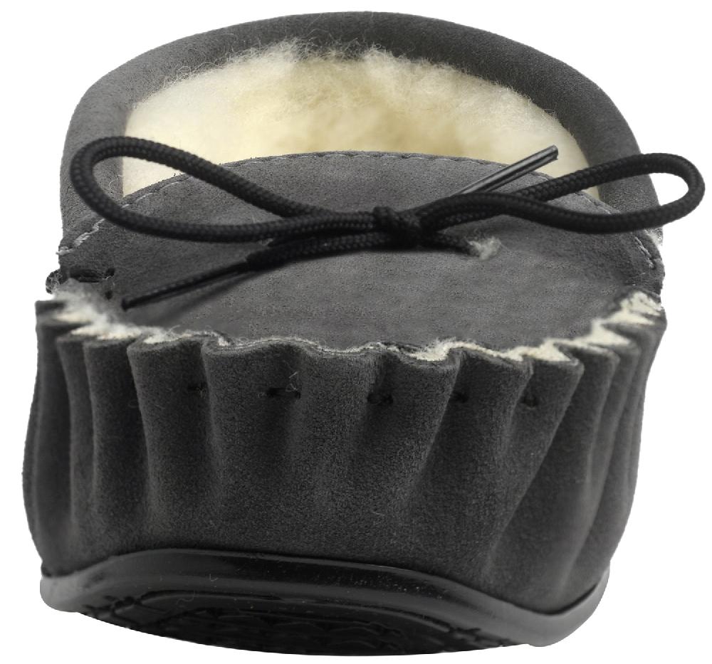 Lambland Slate – British Suede & Wool Moccasins – Limited Edition