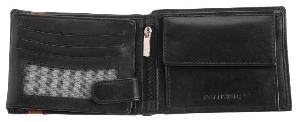 Lambland Super Soft Leather Two Tone Organiser Wallet