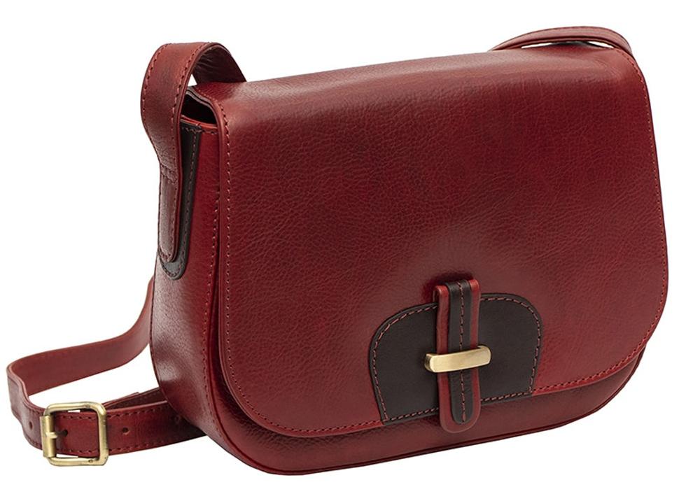 Lambland Women’s Luxury Premium Leather Tuscan Flap Over Shoulder Bag