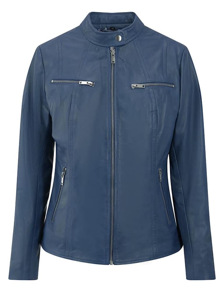 Lambland Women’s Premium Leather Classic Style Jacket