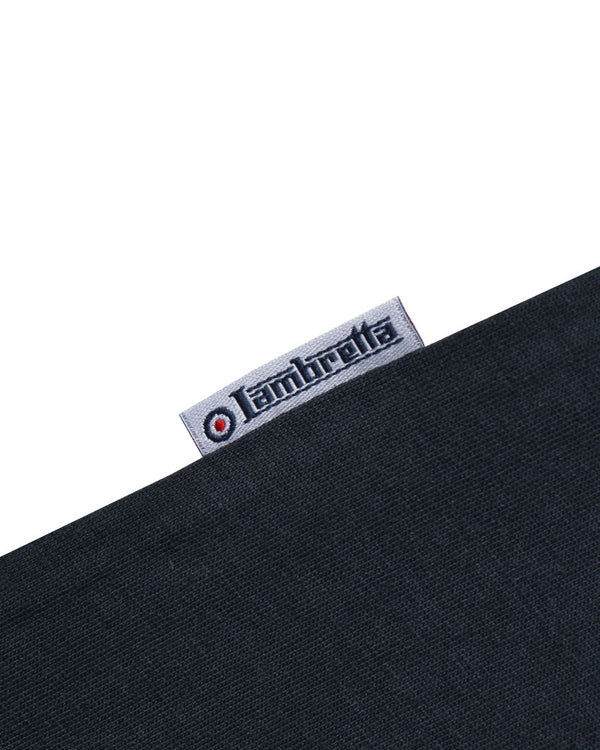 Lambretta Big & Tall Fade Racing Stripe Tee Navy