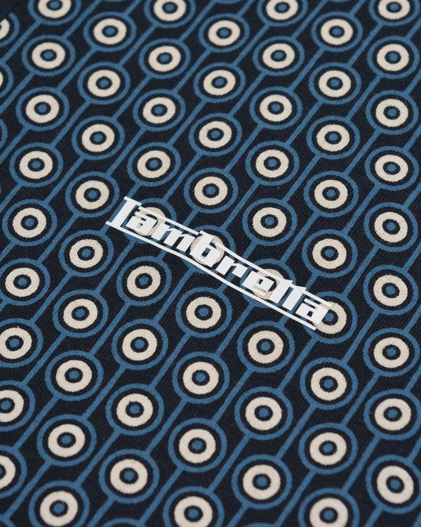 Lambretta Big & Tall Geo Roundel Polo Navy/Silver