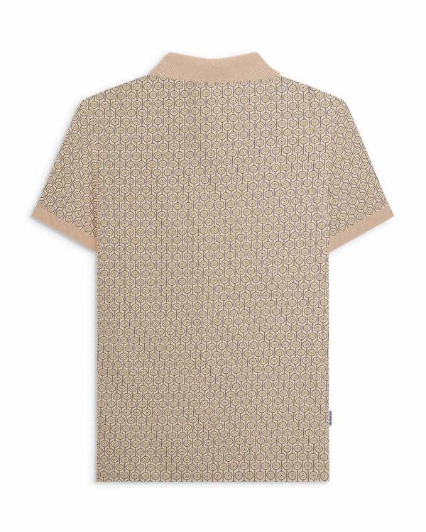 Lambretta Big & Tall Geo Roundel Polo Stone