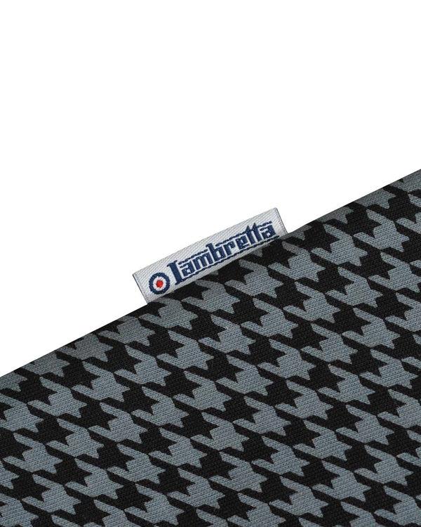 Lambretta Big & Tall Houndstooth Polo Black/Iron