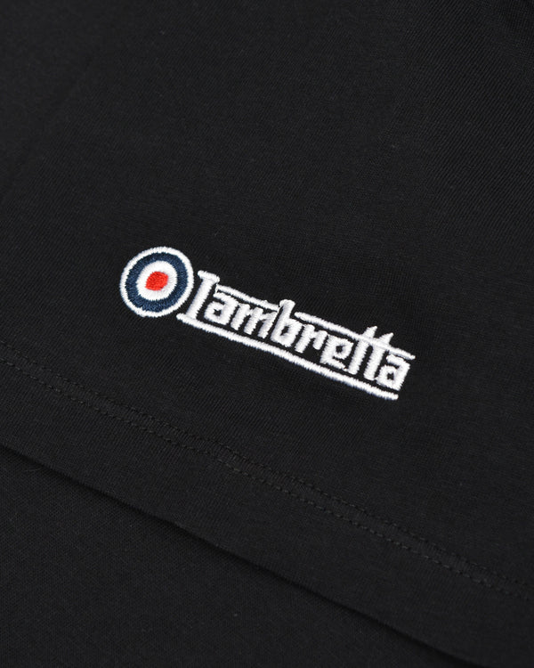 Lambretta Big & Tall Northern Soul Tee Black