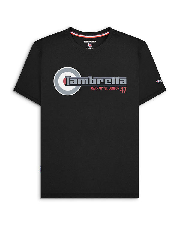 lambretta Big & Tall Originals Tee Black