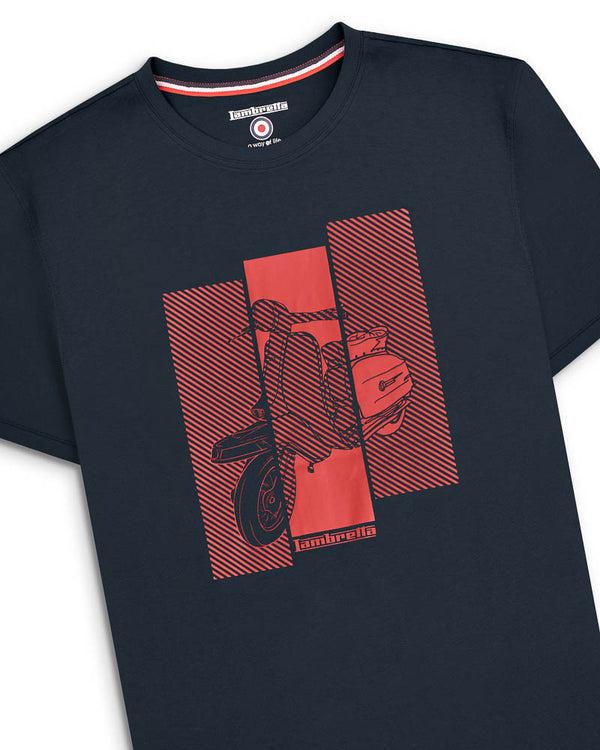 Lambretta Big & Tall Scooter Tee Navy