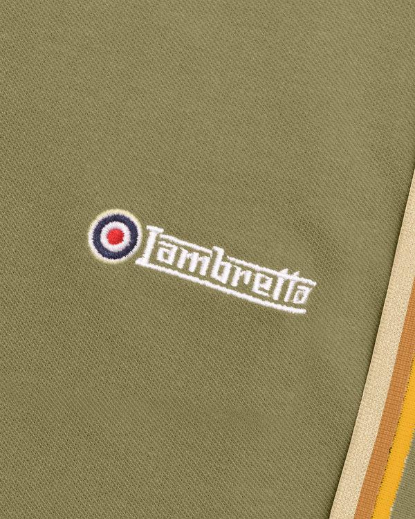 Lambretta Big & Tall Triple Tipped Polo Khaki