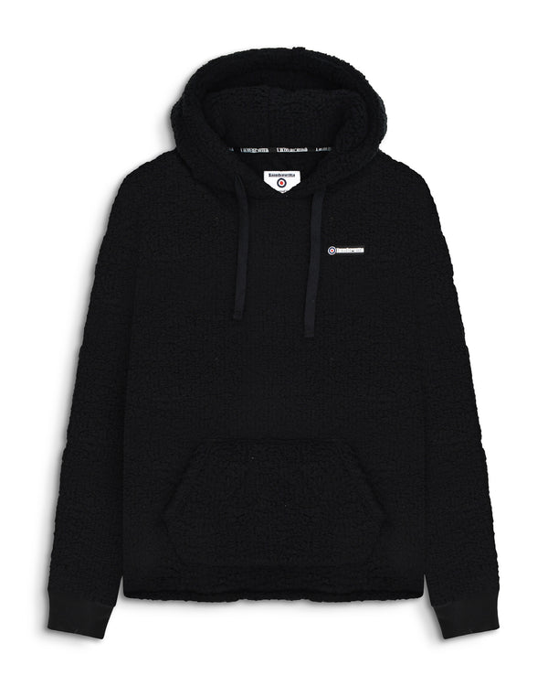 lambretta Borg Hoodie Black
