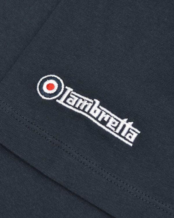 Lambretta Brand Logo Tee Navy