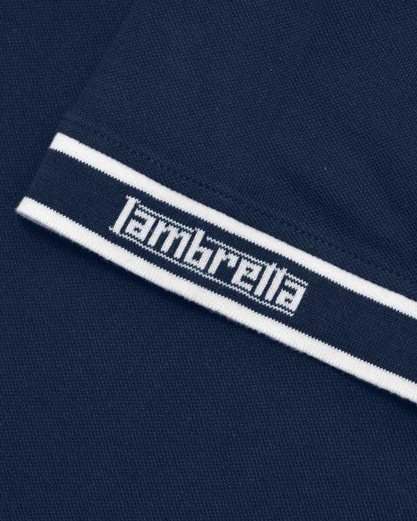 Lambretta Branded Sleeve Polo Navy