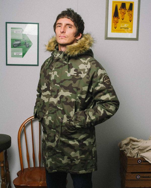 Lambretta Camo Parka Khaki