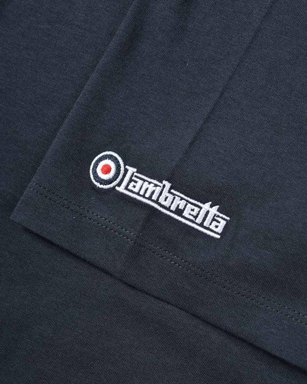Lambretta Chest Stripe Tee Navy