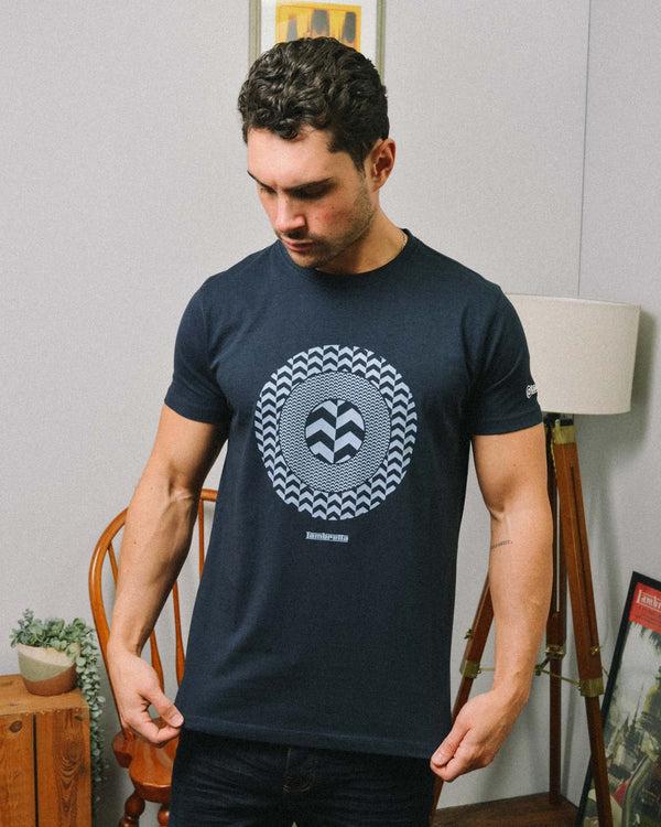 Lambretta Chevron Target Tee Navy