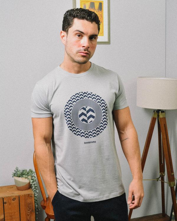 Lambretta Chevron Target Tee Ultimate Grey