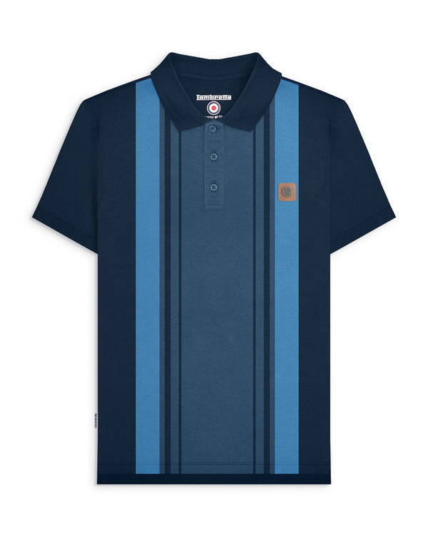 lambretta Classic Polo Navy