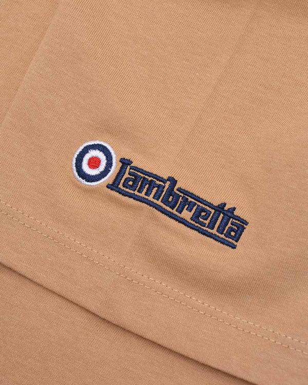 Lambretta Classic Stripe Tee Sand
