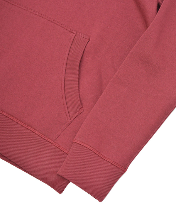 Lambretta Contrast Target Hoodie Burgundy