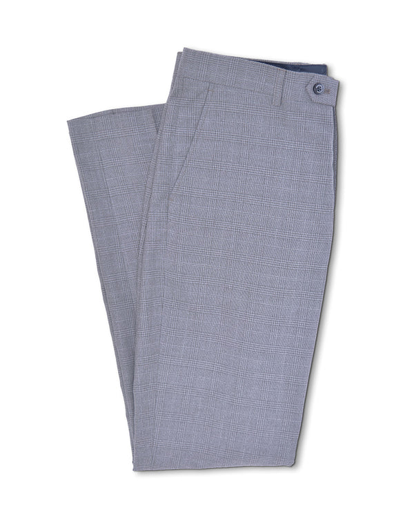 Lambretta Dawson Grey Self Check Trouser Grey