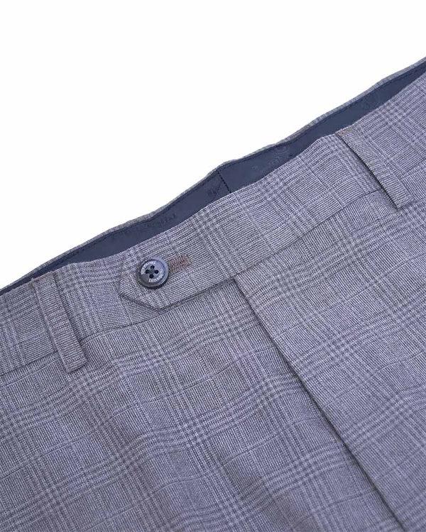 Lambretta Dawson Grey Self Check Trouser Grey