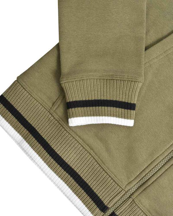 Lambretta F/Z Hoodie Khaki/Black