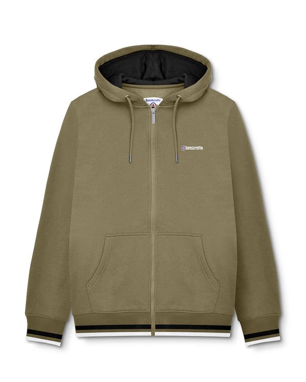 lambretta F/Z Hoodie Khaki/Black