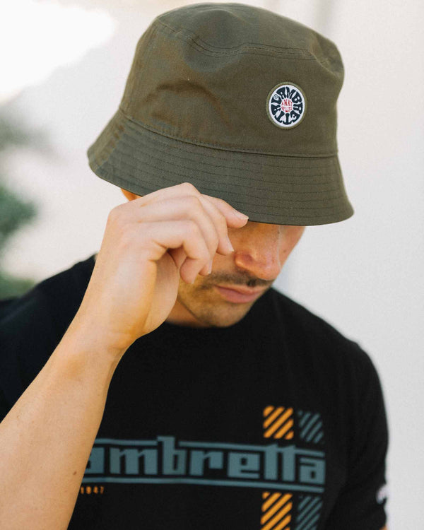 Lambretta Festival Bucket Hat Khaki