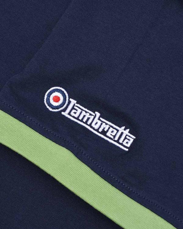 Lambretta Festival Ringer Tee Navy
