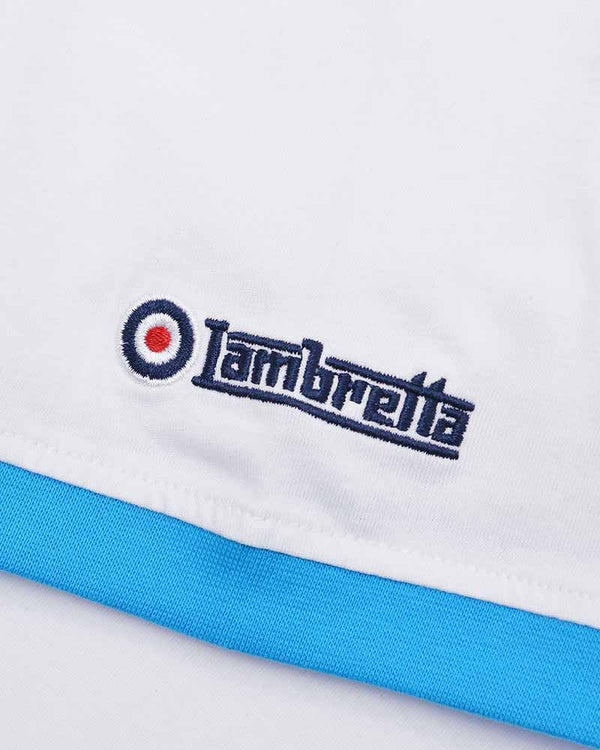 Lambretta Festival Ringer Tee White
