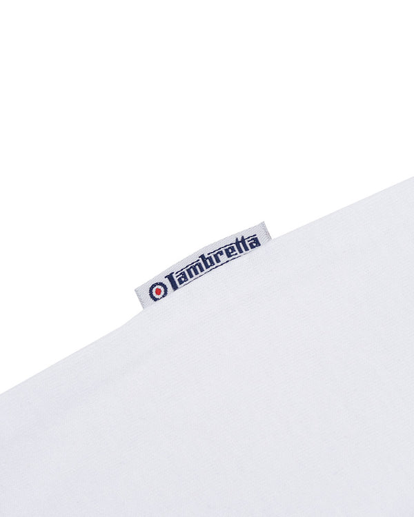 Lambretta Festival Ringer Tee White