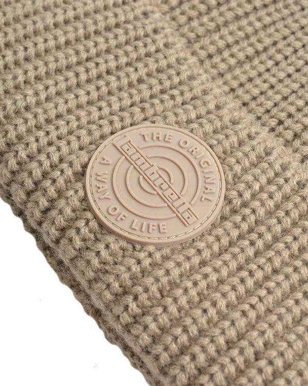 Lambretta Fleece Lined Beanie Stone