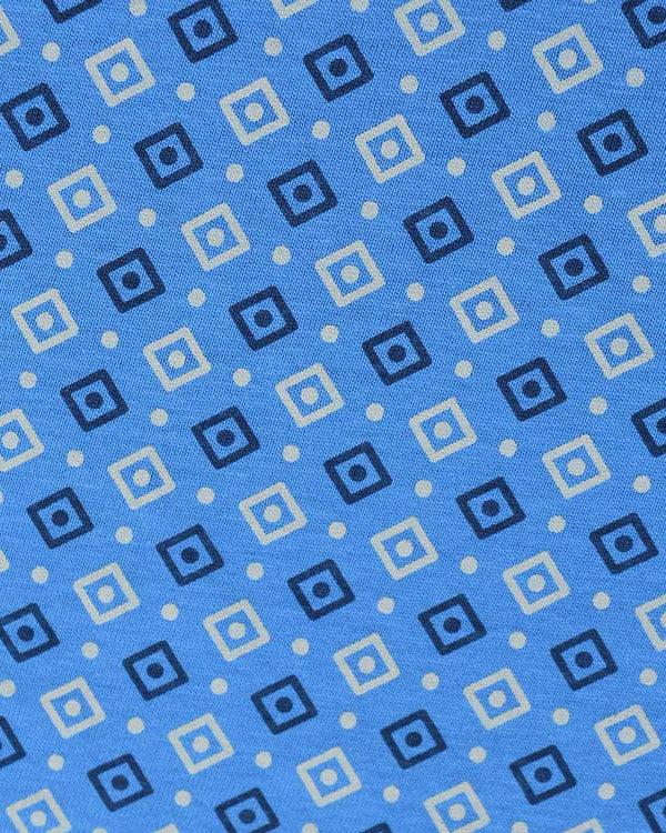 Lambretta Geo AOP Tee Vallarta Blue