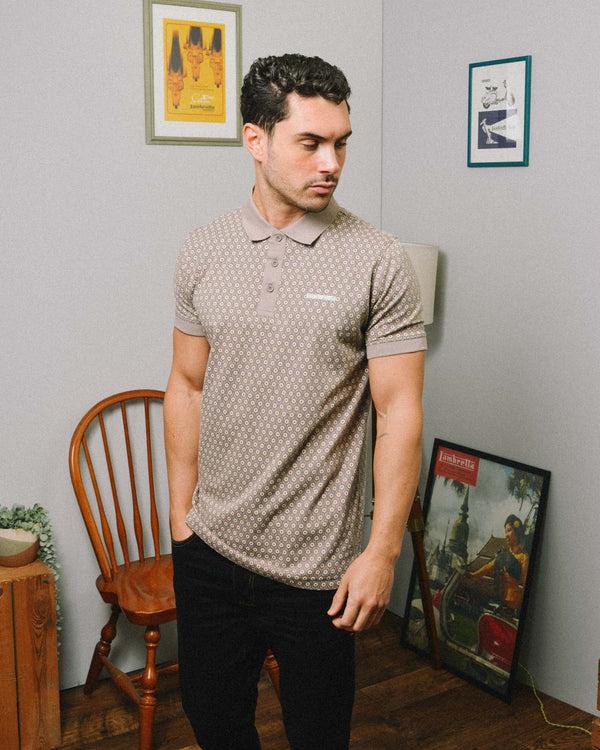 Lambretta Geo Roundel Polo Cinder