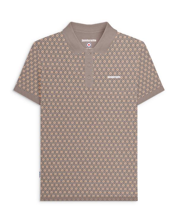 lambretta Geo Roundel Polo Cinder