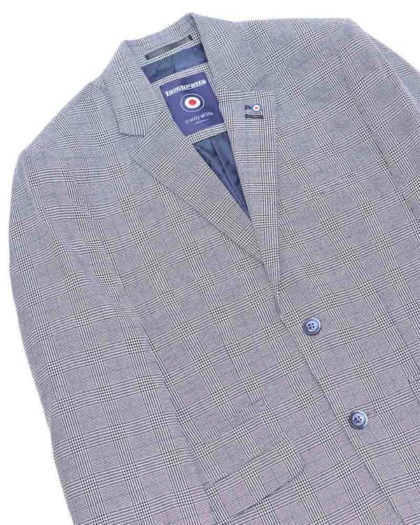 Lambretta George POW Check Blazer Grey