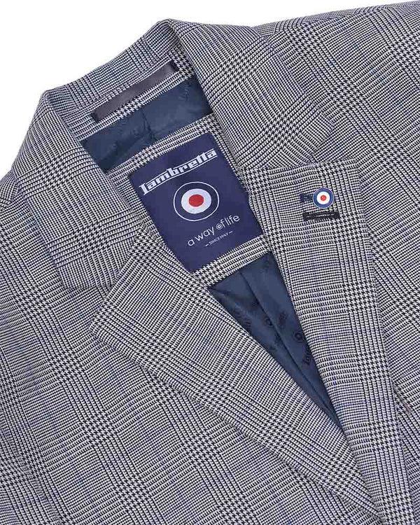 Lambretta George POW Check Blazer Grey