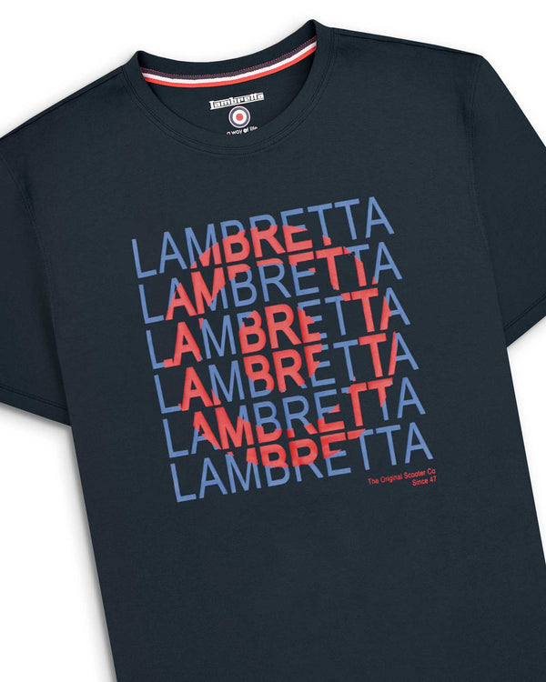 Lambretta Heritage Target Tee Navy