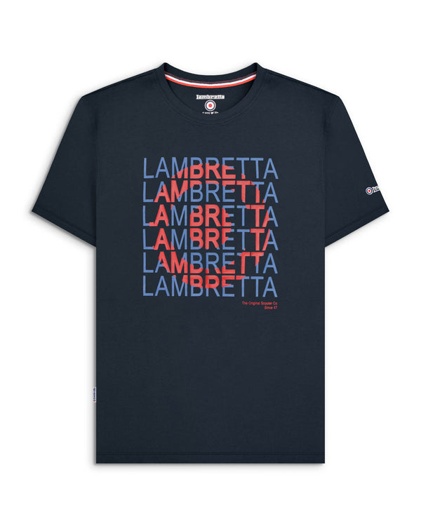 lambretta Heritage Target Tee Navy