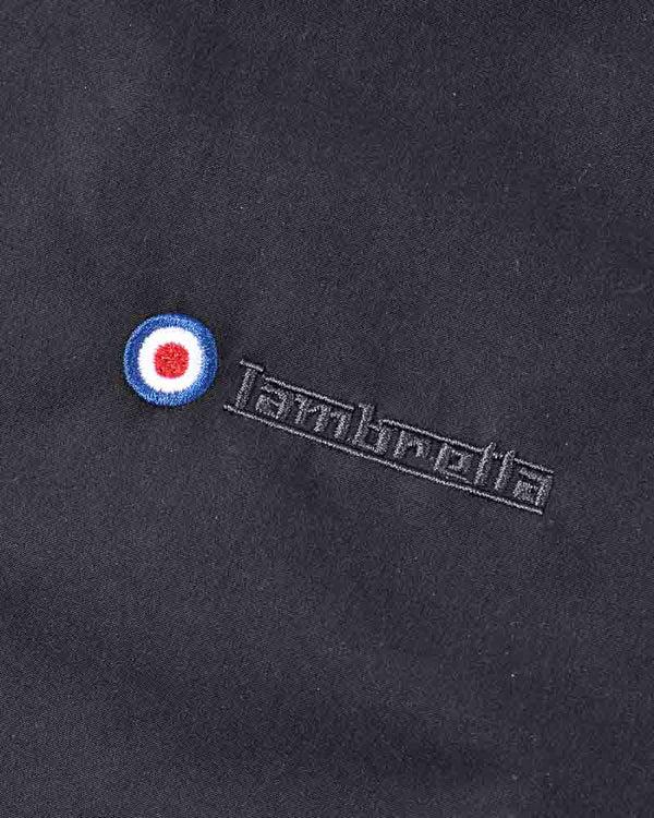 Lambretta Hooded Padded Jacket Black