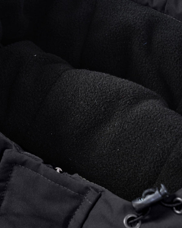 Lambretta Hooded Padded Jacket Black