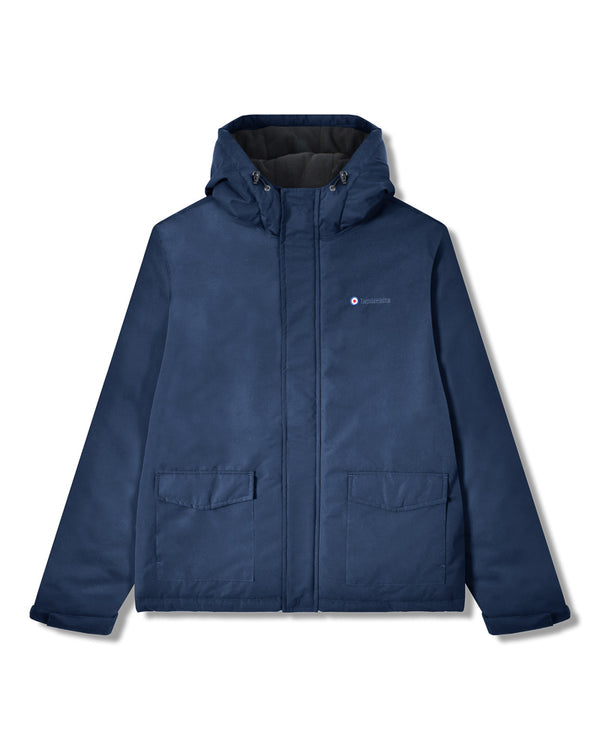 lambretta Hooded Padded Jacket Navy