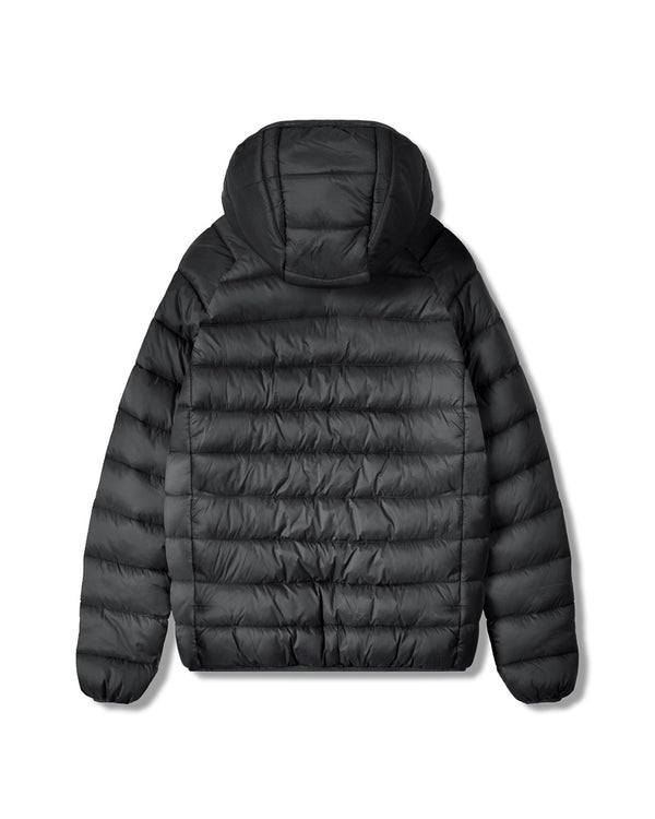 Lambretta Hooded Puffer Jacket Black