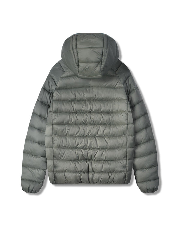 Lambretta Hooded Puffer Jacket Khaki