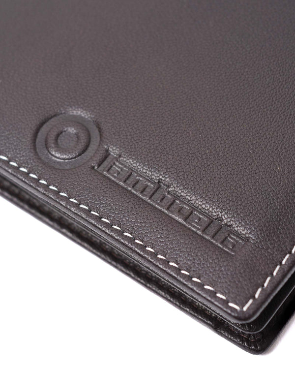 Lambretta Leather Wallet Dark Brown
