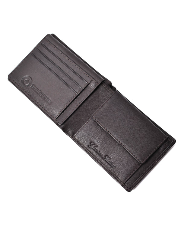 Lambretta Leather Wallet Dark Brown