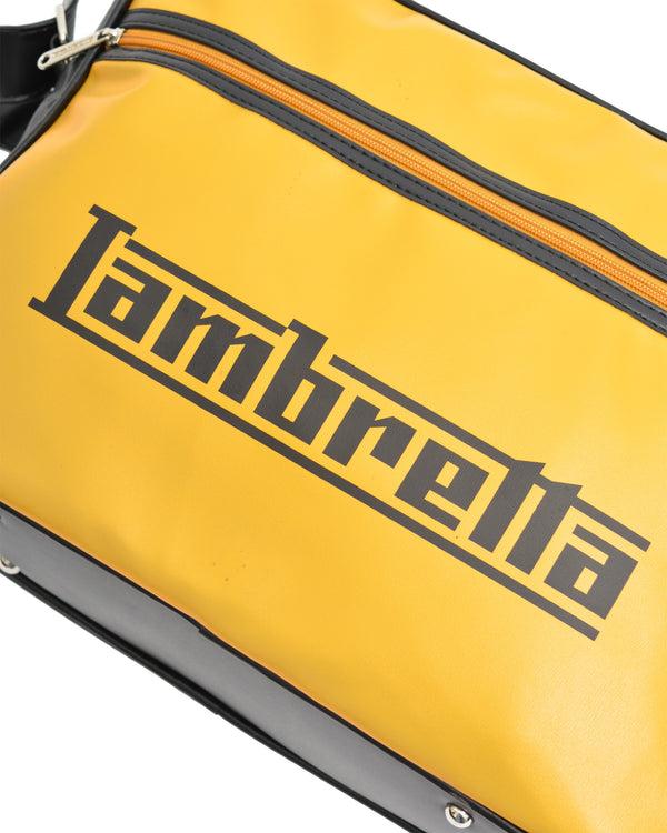 Lambretta Logo Flight Bag Black/Mustard
