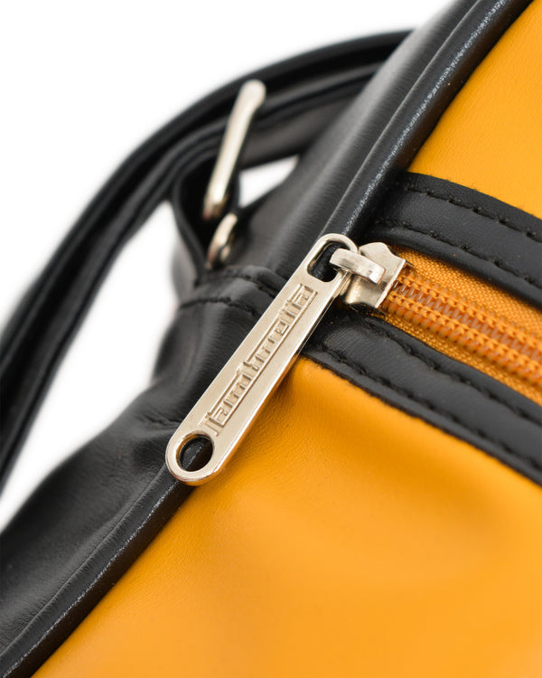 Lambretta Logo Flight Bag Black/Mustard